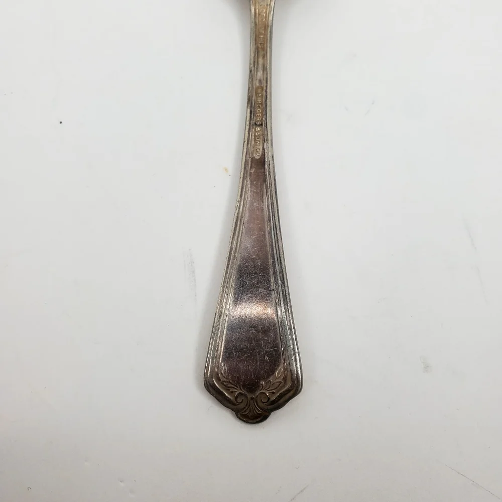 Antique WM Rogers & Son AA, Silverplated Spoon Pat Dec 28‎ 1915, 6